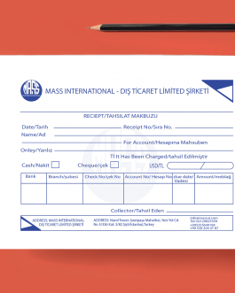 Makbuz ve fatura Tasarım
