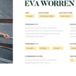 Personal website design